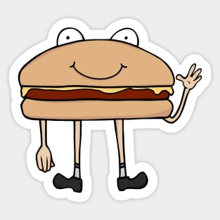 Burger Sticker